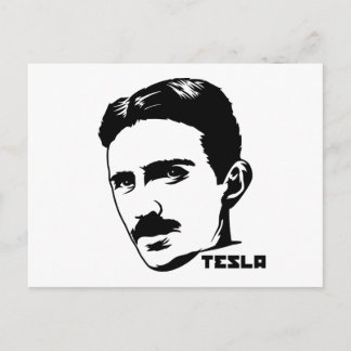 Nikola Tesla Portrait Postcard