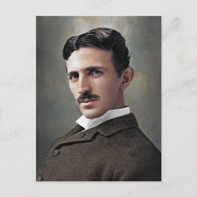 Nikola Tesla Postcard (Front)