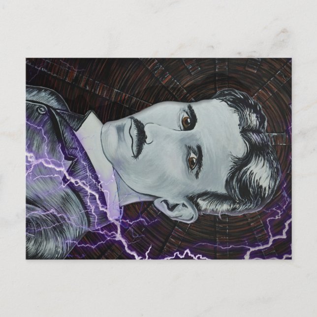 Nikola Tesla Postcard (Front)