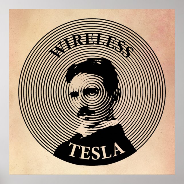 Nikola Tesla Poster (Front)