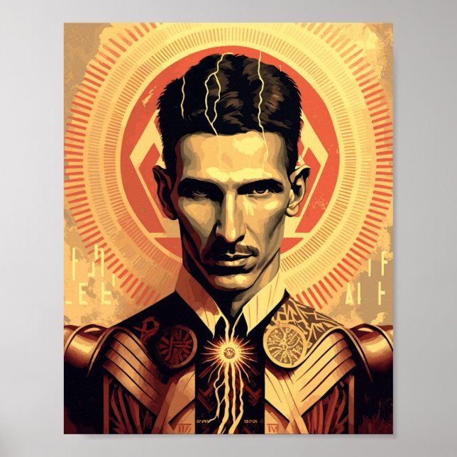Nikola Tesla Poster (Front)