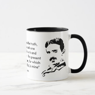 Nikola Tesla & Quote Mug