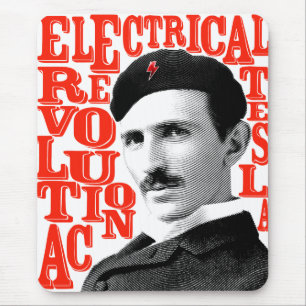 Nikola Tesla revolution Mouse Pad
