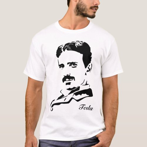 Nikola Tesla Rules Silhouette T_Shirt