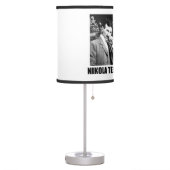 Nikola Tesla Scientific Man Does Not Aim Immediate Table Lamp (Left)