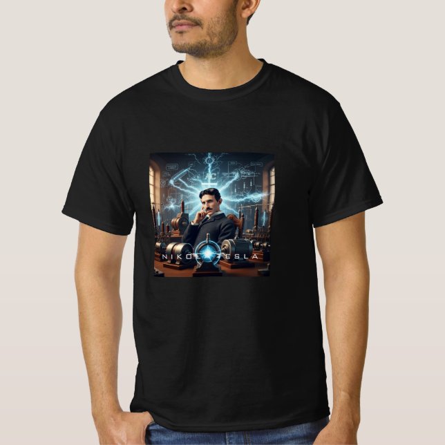 Nikola Tesla T-Shirt (Front)
