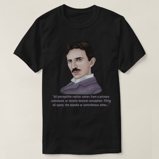 Nikola Tesla T-Shirt (Design Front)