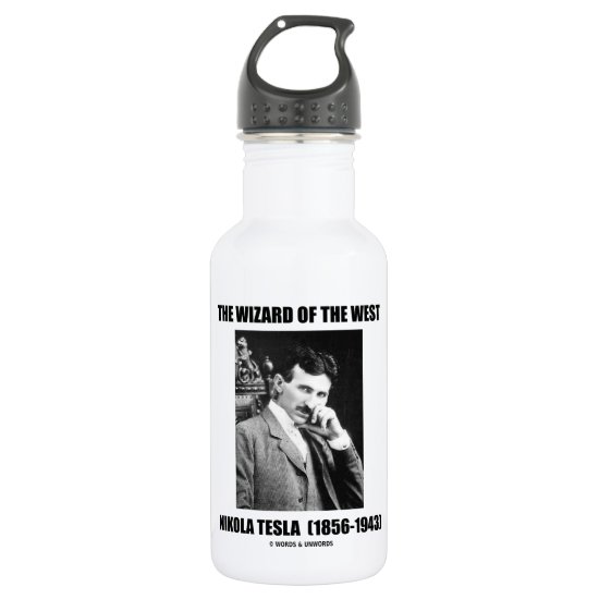Nikola Tesla The Wizard Of The West Water Bottle