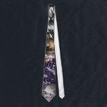 Nikola Tesla Tie<br><div class="desc">Be part of a select few who know about Tesla. He invented the electric generator, motor, and radio. He discovered x-rays. He also played with HUGE bolts of electricity and believed he had invented a method to shoot down Nazi planes. I originally designed this tie for myself because I could...</div>