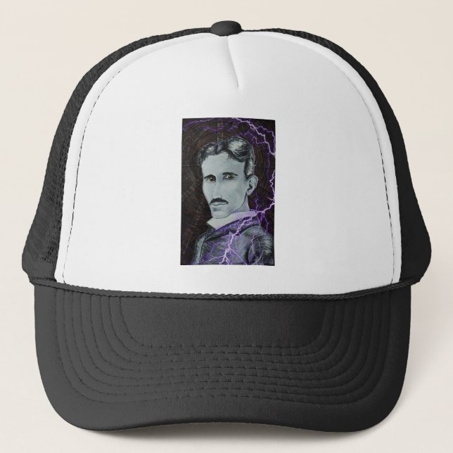 Nikola Tesla Trucker Hat (Front)
