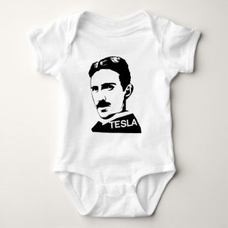 Nikola Tesla Vintage T-Shirt Baby Bodysuit