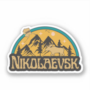 Nikolaevsk, Alaska Sticker