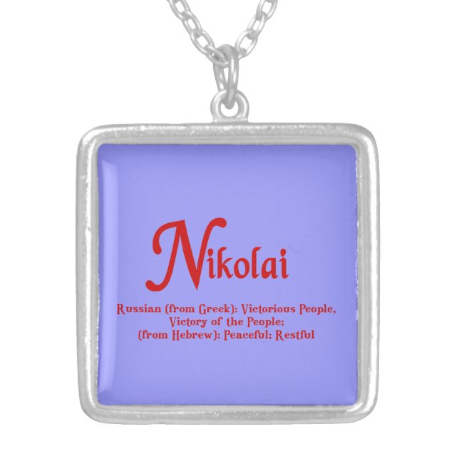 Nikolai Necklace (Front)