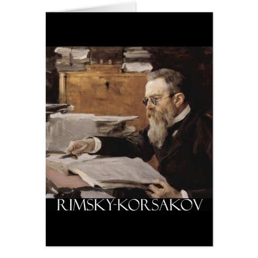 Nikolai Rimsky-Korsakov items Cards (Front)
