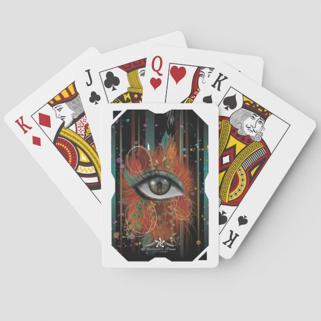 Nikole's Eye Poker Cards (Back)
