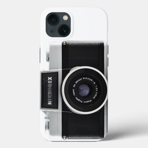 Nikon Nikkorex 35 II Vintage Camera iPhone 13 Case