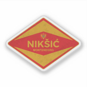Nikšić Montenegro Vintage Sticker