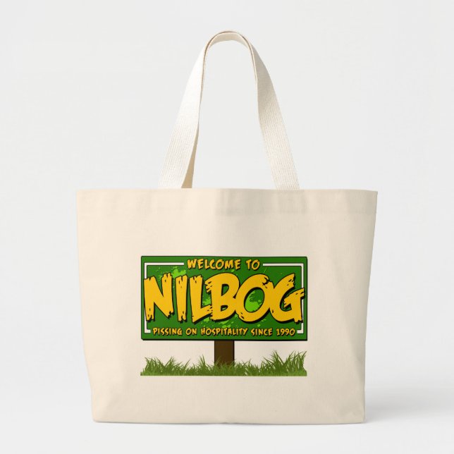 nilbog large tote bag (Front)