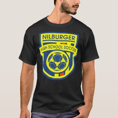 Nilburger High School i love basketball baseball p T_Shirt