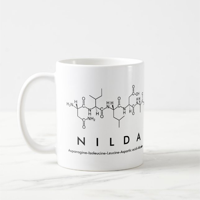 Nilda peptide name mug (Left)