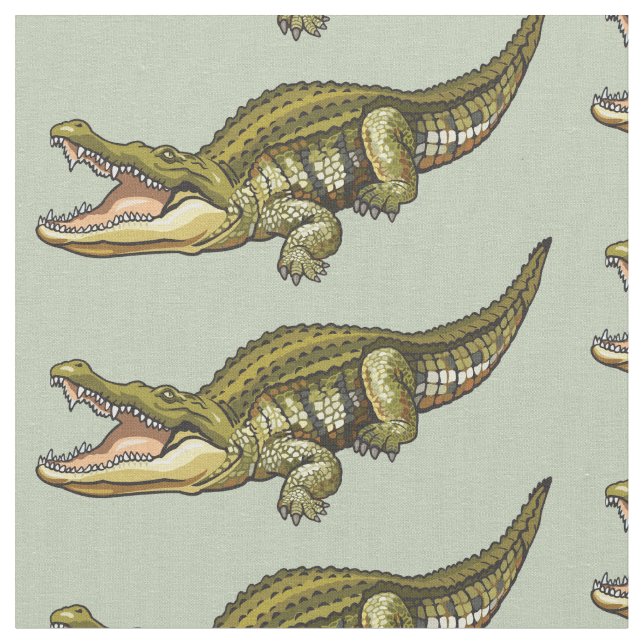Nile crocodile fabric (Close Up)