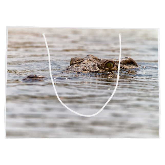 Nile Crocodile Large Gift Bag (Back)