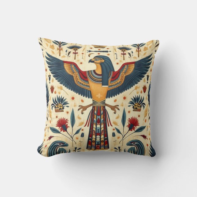 "Nile Dreams Decorative Pillow" Throw Pillow (Front)