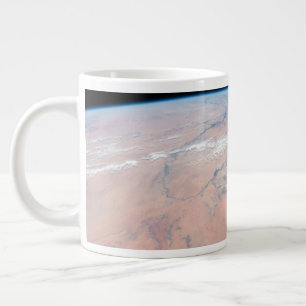 Nile River Winding Northward Next To The Red Sea Giant Coffee Mug