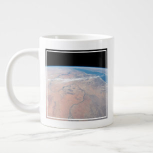 Nile River Winding Northward Next To The Red Sea Giant Coffee Mug