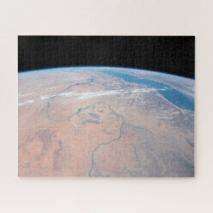 Nile River Winding Northward Next To The Red Sea Jigsaw Puzzle