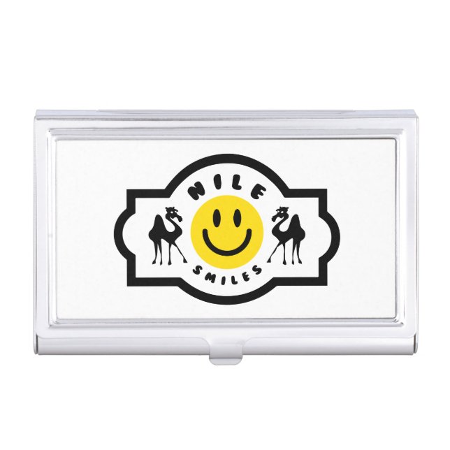Nile Smiles business card holder (Front)