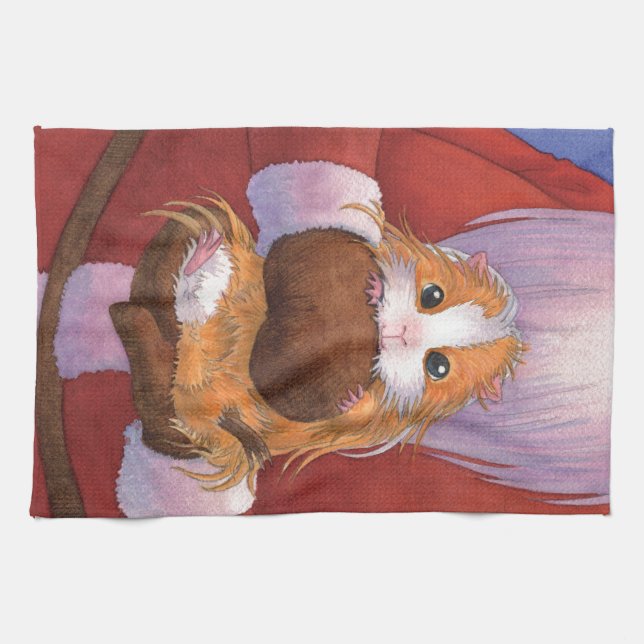 Nile the Gift  プレゼントはモルモット Towel (Horizontal)