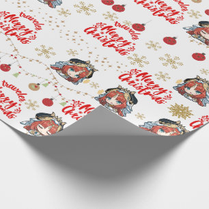 Nilou Christmas Themed Gift Wrapper Wrapping Paper