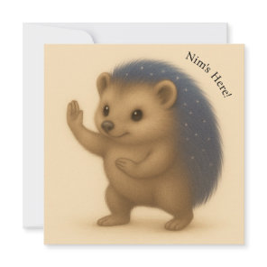Nim Does Tai Chi Customizable Comfort Series Card