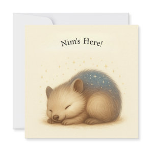 Nim Naps Customizable Comfort Series Card