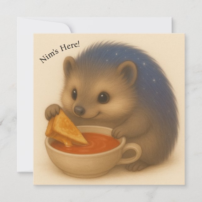 Nim Nibbles Customizable Comfort Series Card (Front)