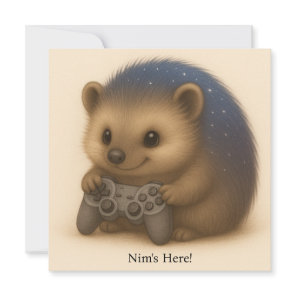 Nim Plays Customizable Comfort Series Card