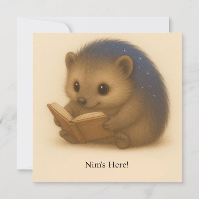 Nim Reads Customizable Comfort Series Card (Front)