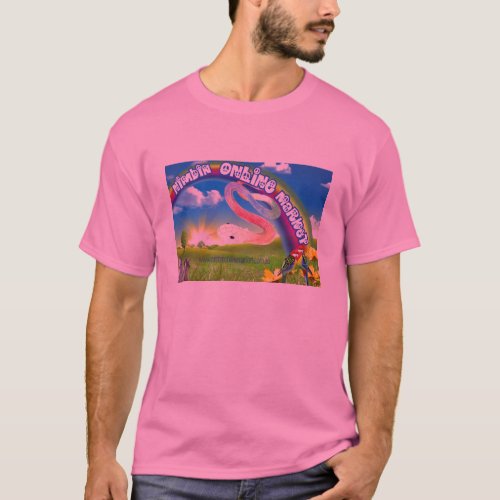 Nimbin Online Market logo T_Shirt