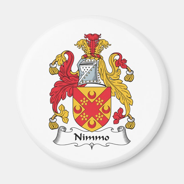 Nimmo Family Crest Magnet (Front)
