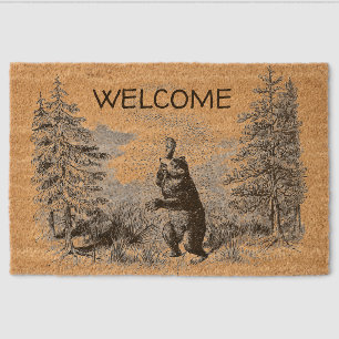 Nimrod - Bear and Bees Fiber Doormat