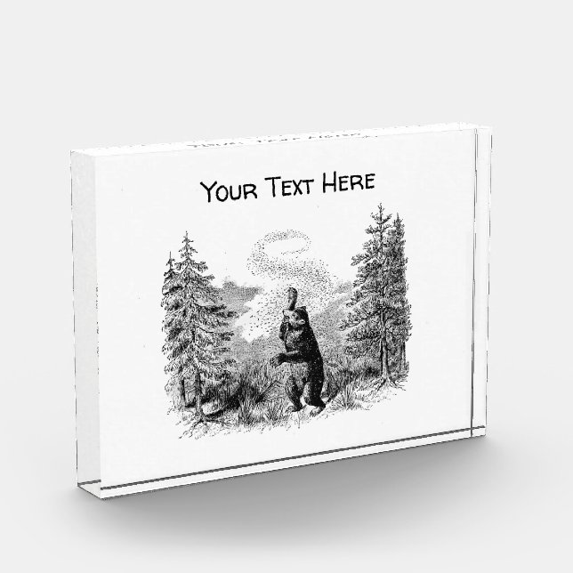 Nimrod - Bear and Bees Photo Block (Left)