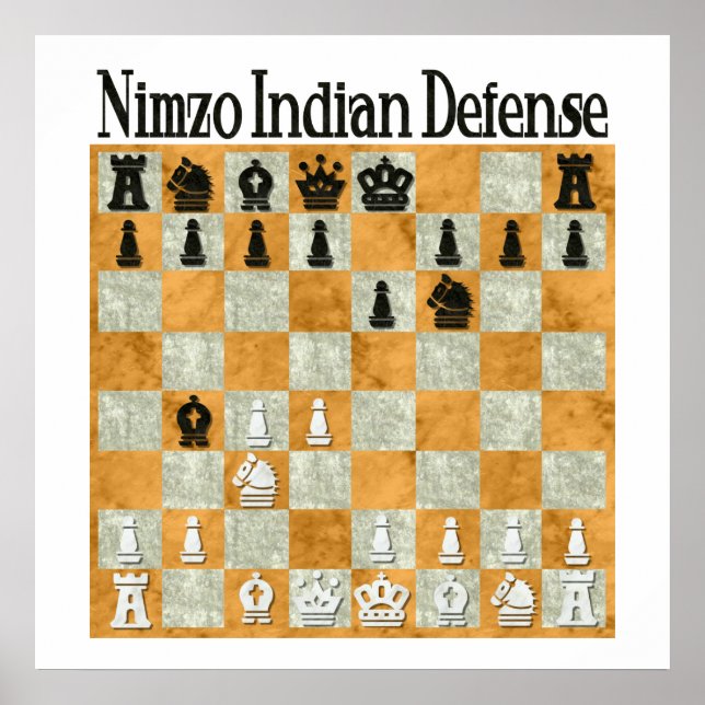 Nimzo-Indian Defense Poster (Front)