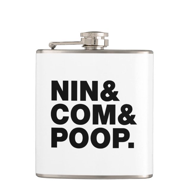 NIN & COM & POOP. FLASK (Front)