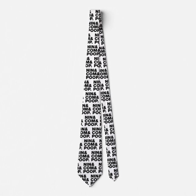 NIN & COM & POOP. NECK TIE (Front)