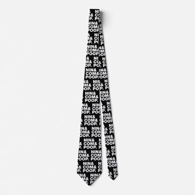 NIN & COM & POOP. NECK TIE (Front)