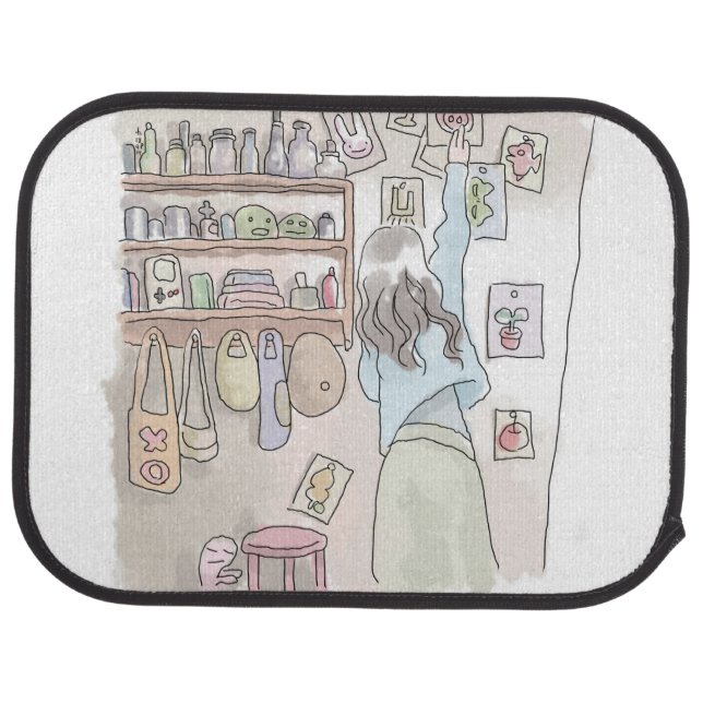 Nina Car Floor Mat (Rear)