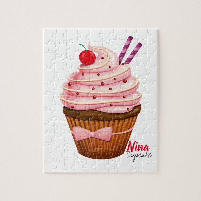 Nina Cupcake Jigsaw Puzzle (Vertical)