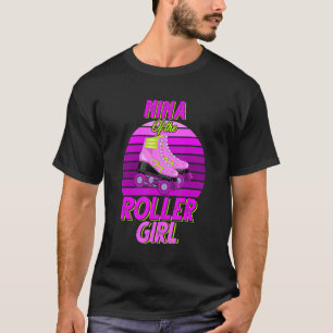 Nina Of The Birthday Girl Roller Skating Party T-Shirt