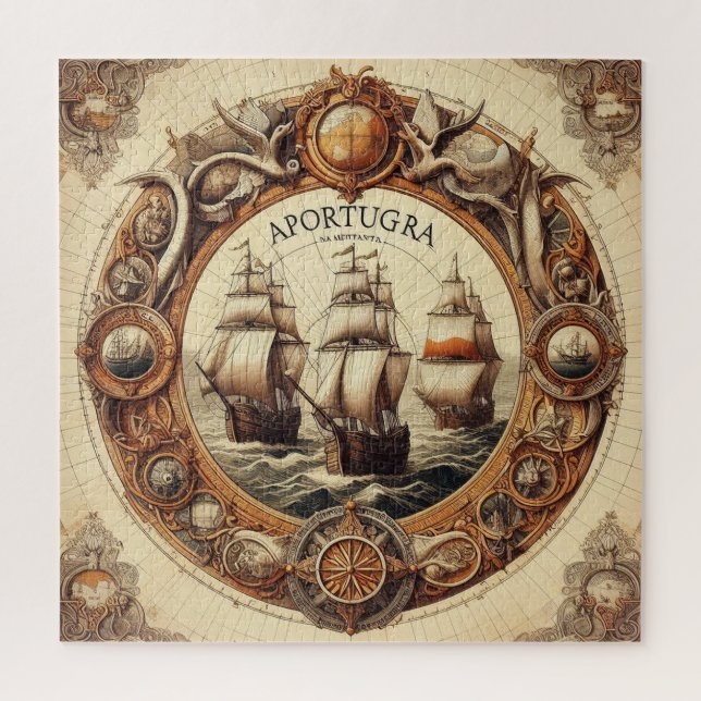 Nina - Pinta - Santa Maria - Aportugra Portugal 03 Jigsaw Puzzle (Vertical)